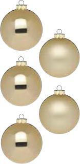 Produktbild Inge’s Glas Christmas Decor Brokatgold (24 -teilig)