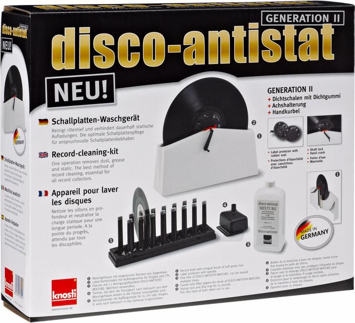 Actual product image Knosti Disco antistate 2nd gene (Record player cleaning)