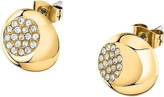 Trussardi - Original T-Design Steel Gold Plated Earrings TJAXC99