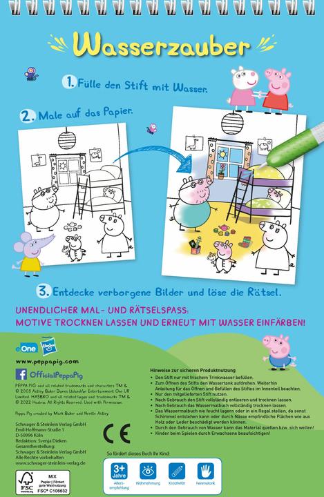 Immagine prodotto Magia d'acqua di Peppa Pig - dipingi semplicemente con l'acqua!