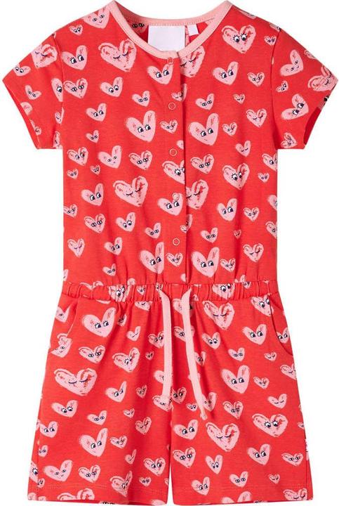 VidaXL Kinder-Spielanzug Rot 92,Material: 95 % Baumwolle. 5 (92)