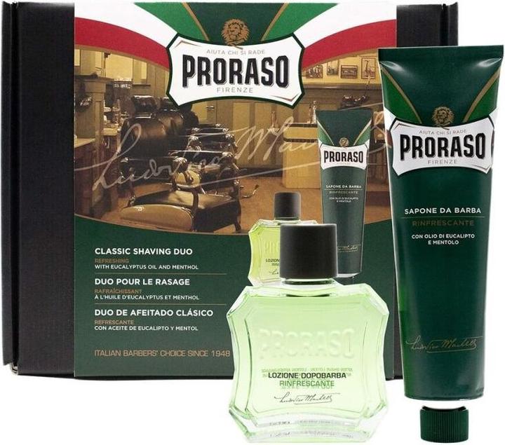 Immagine prodotto Proraso Duo di rasatura classico verde (Lozione dopobarba, 100 ml)