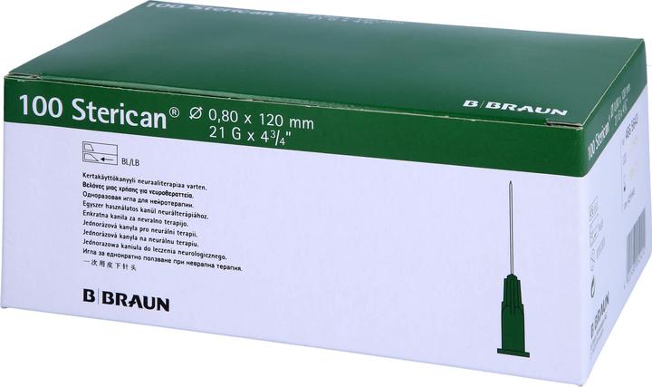 Immagine prodotto B.Braun Ago 21G 0,80 x 120 mm verde Luer, 100 pezzi