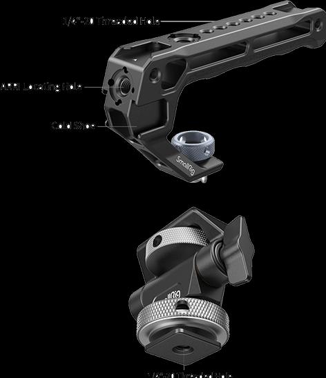 Produktbild SmallRig Top Handle with Monitor Support Kit (Compatible with Cold Shoe) 5322 (Monitor)
