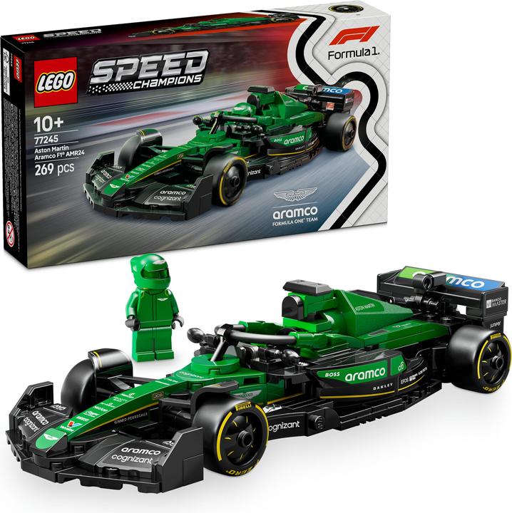 Actual product image LEGO Aston Martin Aramco F1 AMR24 Rennauto (77245, LEGO Speed Champions)