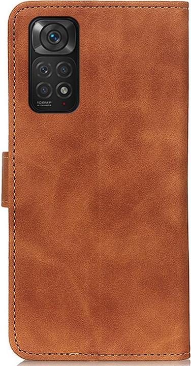 Produktbild Cover-Discount Xiaomi Redmi Note 11 / 11S - Leder Etui Hülle braun (Xiaomi Redmi Note 11)