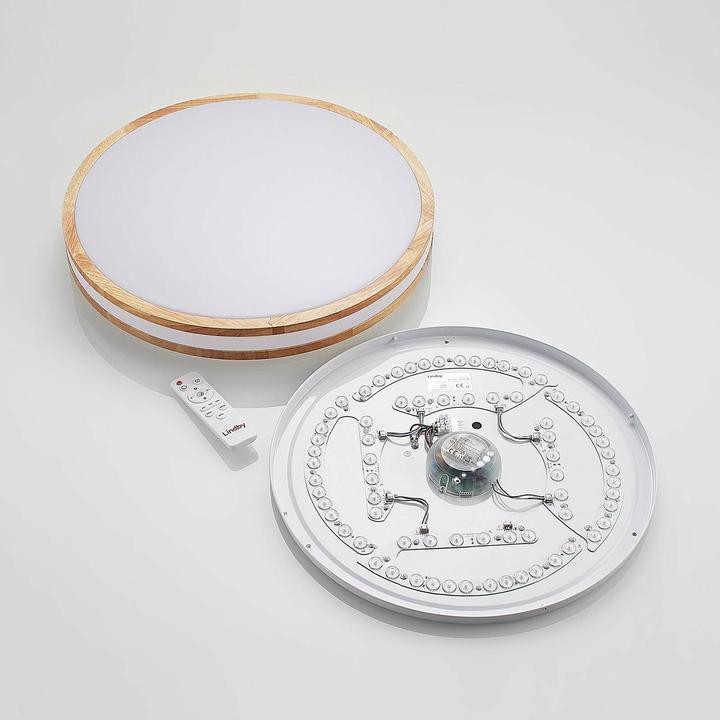 Produktbild Lindby Emiva LED-Deckenlampe, Lichtstreifen mittig (2000 lm)