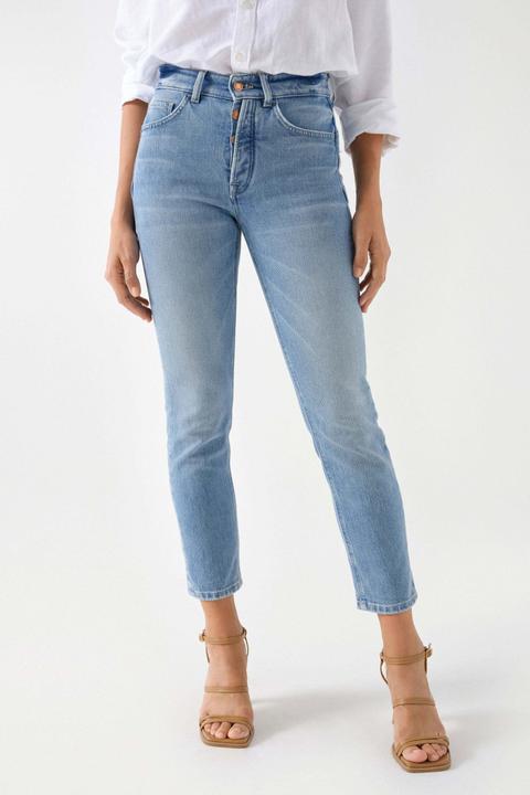 Salsa Jeans Jeans Faith Light Wash Button Detail