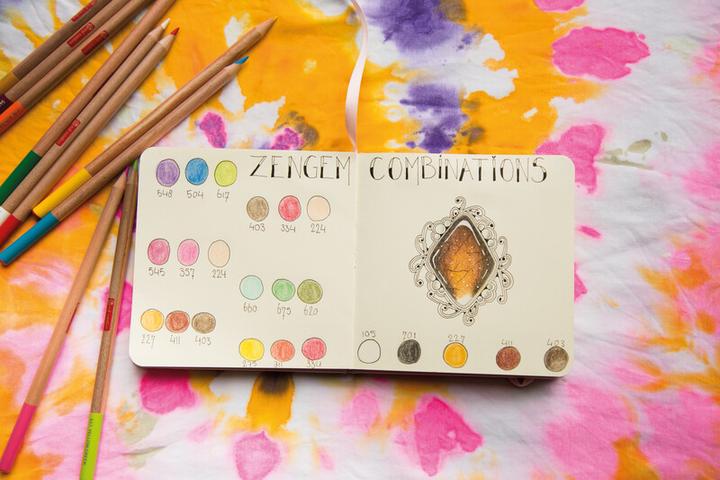 Produktbild Talens Malbuch 12 x 12 cm Pastellrosa (12 x 12 cm, Harter Einband)