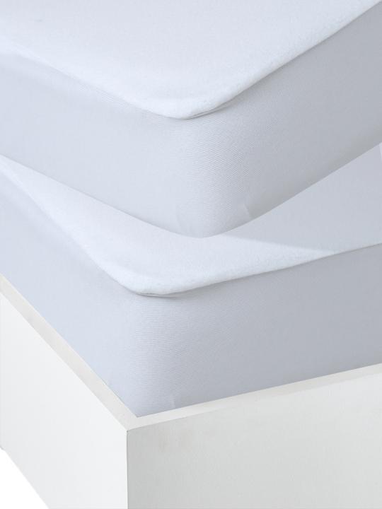 Produktbild Vertbaudet 2er-Pack Mikrofaser-Matratzenschoner mit Milbenschutz, Bi-Ome-Ausrüstung (90 x 190 cm)