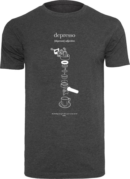 Produktbild Mister Tee MisterTee Depresso T-Shirt Round Neck - 174663 (L)
