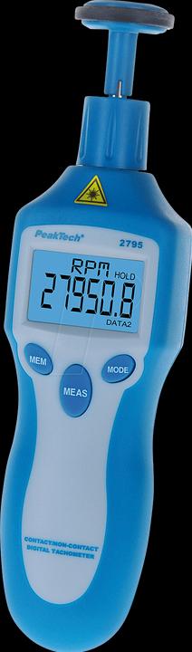 Produktbild Peaktech Drehzahlmessgerät 2.5...99999 U/min 0.1 U/min ±0.05% ( 2795)