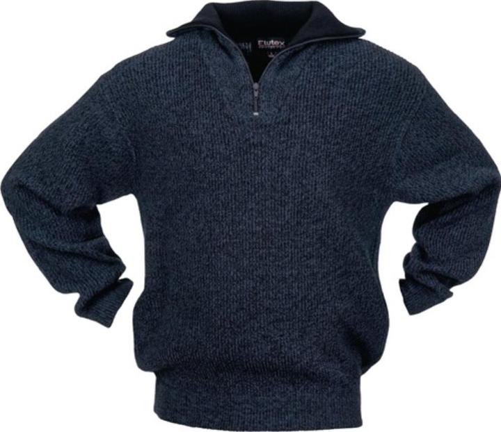 Scheibler Pullover Grösse XL schwarz/blau-meliert (XL)