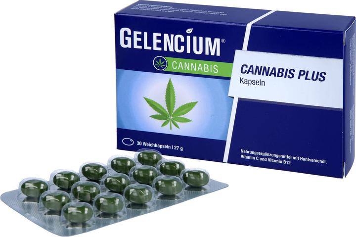 Actual product image Gelencium Cannabis Plus (30 Piece, Capsules, 27 g)