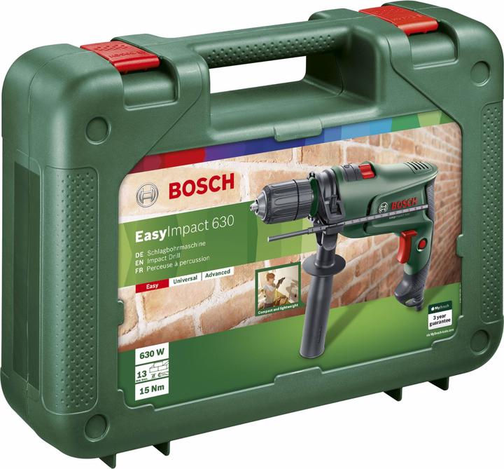 Produktbild Bosch Home & Garden Schlagbohrmaschine EasyImpact 630 (Netzbetrieb)