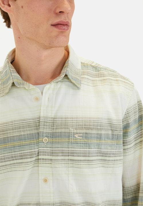 Actual product image Camel Active Gestreiftes Hemd aus reiner Baumwolle (L)