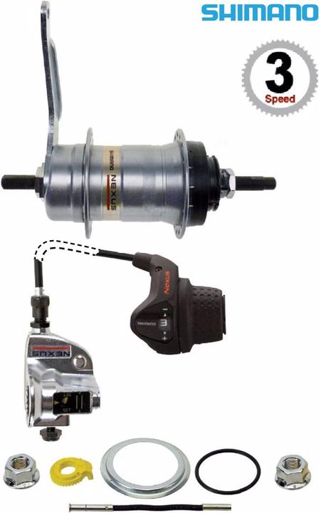 Produktbild Shimano Nexus 3-Gang R?cktritt Nabenschaltung