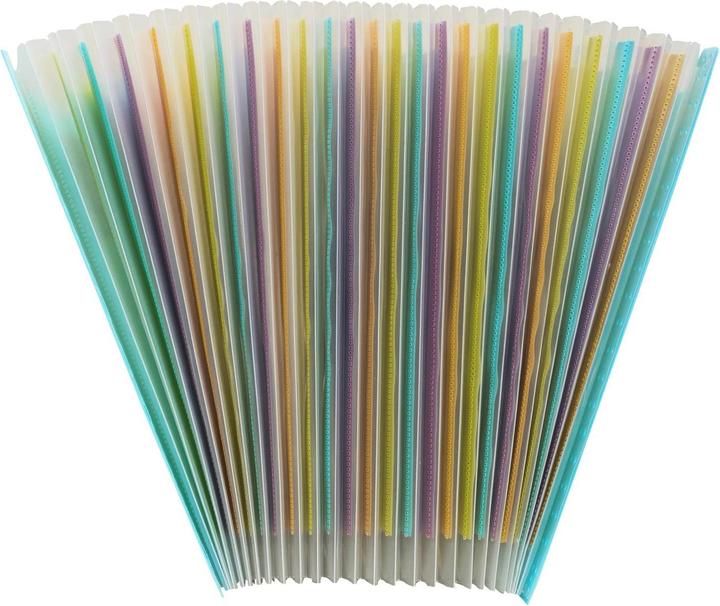 Actual product image Exacompta Offene Dokumententasche Maxi, 24 Fächer, Recycling-PP, Kollektion Pop'N Co (A4, 48 x)