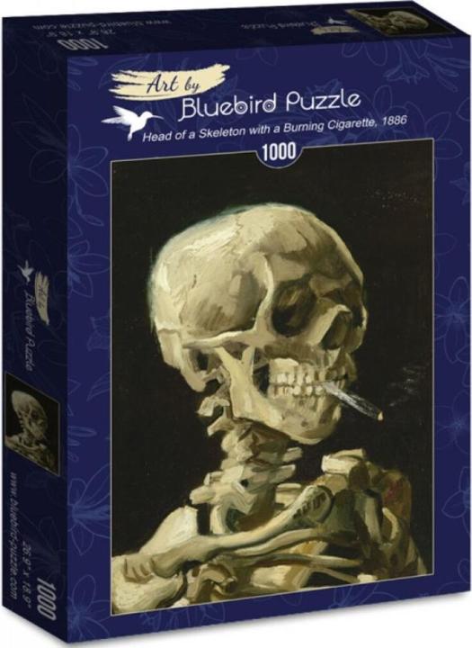 Produktbild Bluebird Puzzle 1000 Skelettkopf mit brennender Zigarette (1000 Teile)