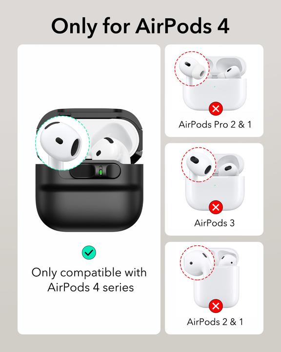 Immagine prodotto ESR Custodia PULSE AirPods4 (Manicotto per cuffie)