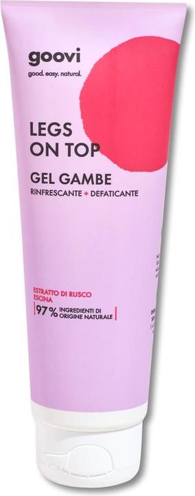 Goovi LEGS ON TOP Gel für die Beine Gel (Fusscrème & Fussgel, 125 ml)