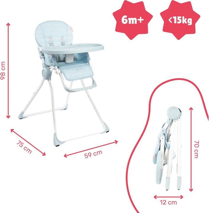 Actual product image Badabulle Ultra Compact High Chair (Highchair)