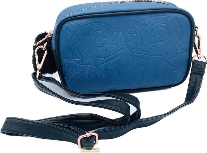 Red Robin STITCH & ANGEL - Blue & Black - Sac Messenger - '23x15x6cm'
