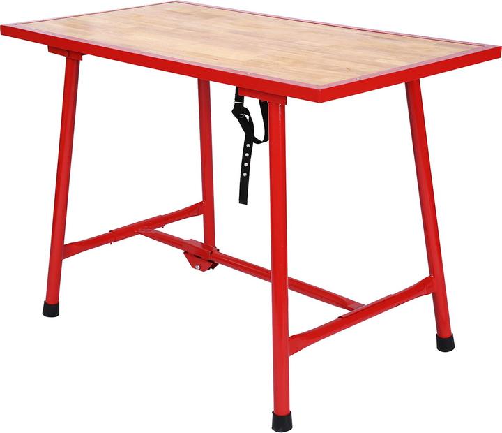Produktbild Wiltec Werkbank 120x62,5x83cm klappbar Werktisch 300kg Arbeitstisch Werkstatt (62.50 cm, 120 cm)