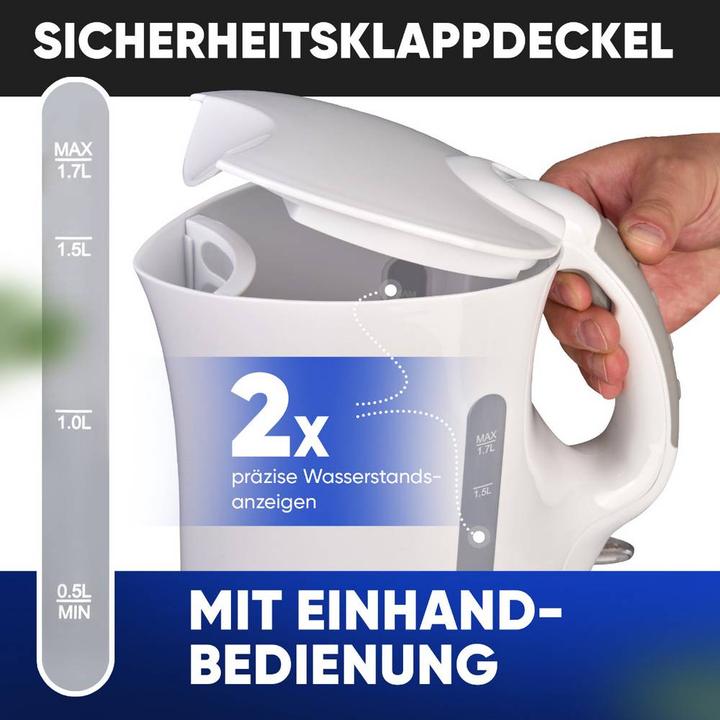 Produktbild Bomann Clatronic Wasserkocher weiss WK3819 (1.70 l)