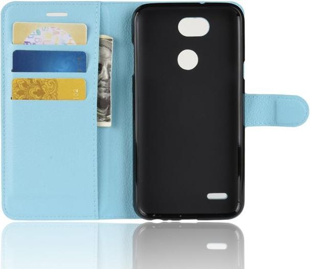 Actual product image MU Classic Litchi Leather Bookcover Series (LG X Power 3)