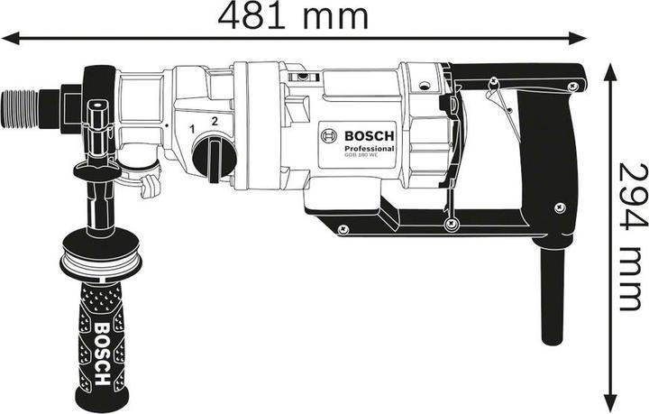 Actual product image Bosch Professional Gdb 180 We (Electrical connection)