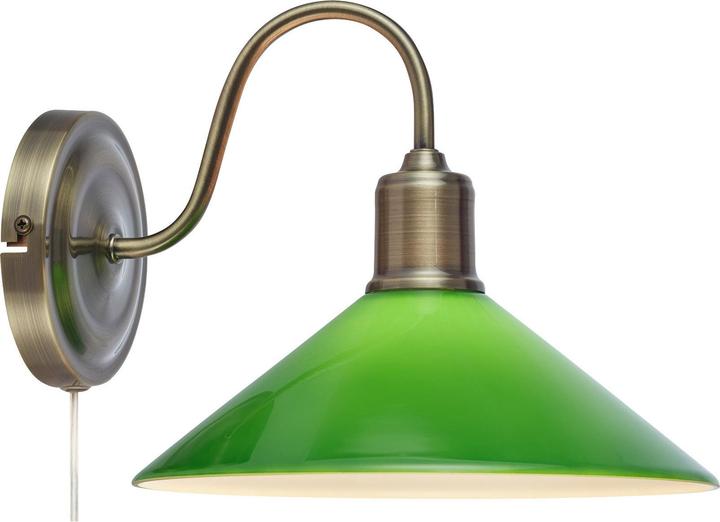 Immagine prodotto Markslöjd VELA Wall 1L Antique Brass/Green