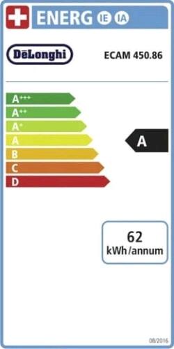 Label énergétique De'Longhi Eletta Explore Brassage à froid