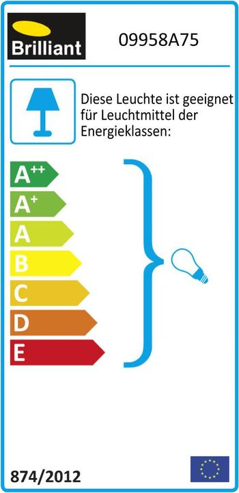 Energy Label Brilliant Carlyn (E27)