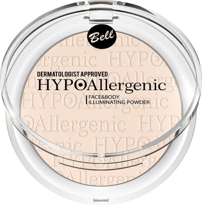 Actual product image Bell Cosmetics HypoAllergenic Face&Body Illuminating Powder hypoallergenic Face and Body Highlighter 01 6g (Highlighter, 6 g)
