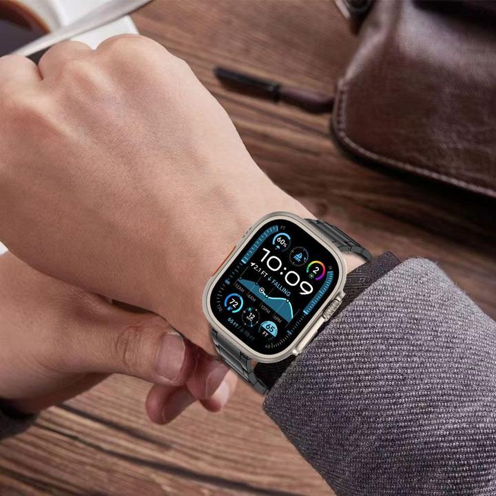 Produktbild Tech-Protect Stainless Bracelet for Apple Watch 44 / 45 / 46 / 49 mm - Black (Edelstahl)
