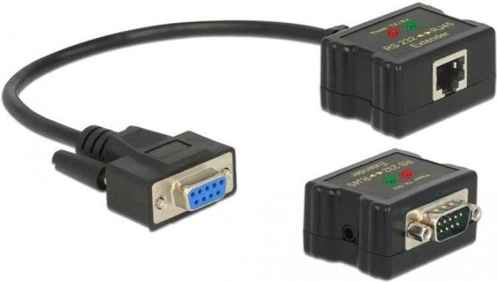 Produktbild Delock Extender RS-232 DB9 mit 2 Konverter (0.04 m)