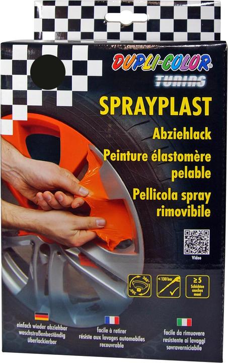 Actual product image Dupli-Color Sprayplast Set (Black, 0.40 l)