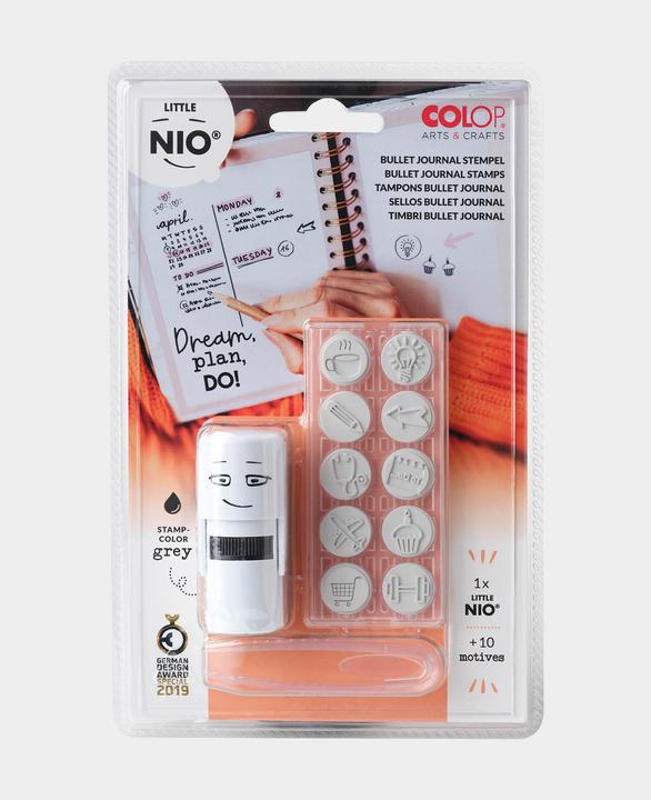 Actual product image Colop Stamp Little NIO Set Bullet Journal