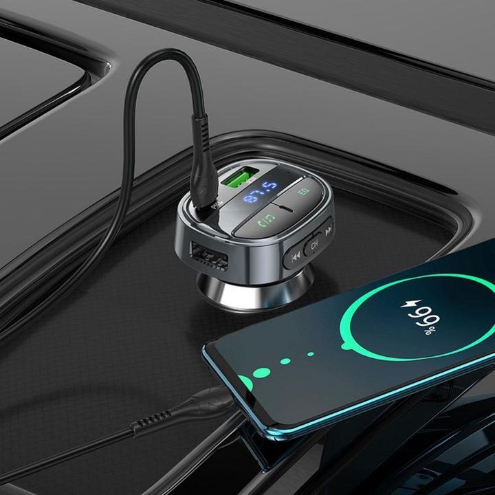 Actual product image Hoco FM transmitter