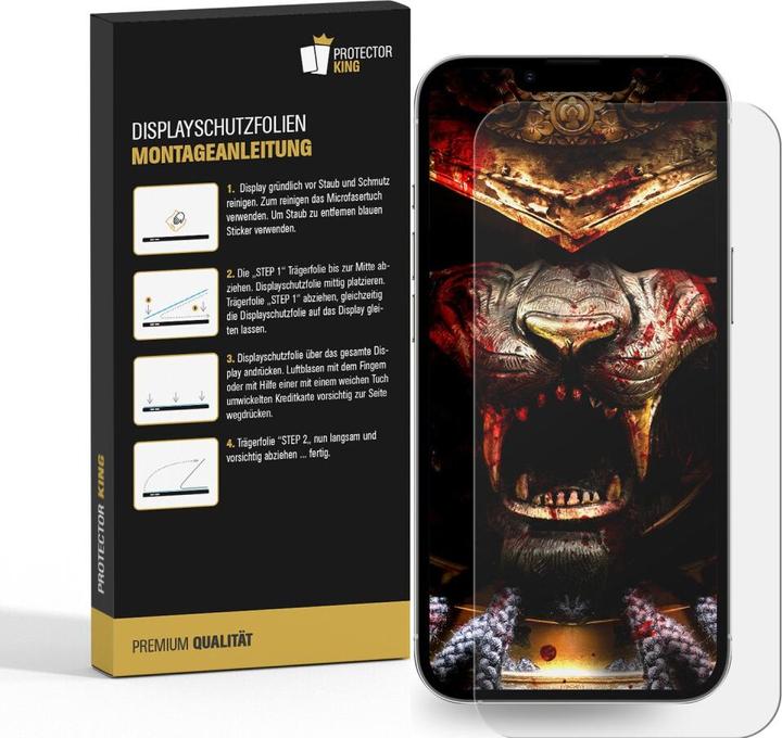 Produktbild Protectorking 6x Panzerfolie Anti-Shock matt entspiegelt (6 Stück, Apple iPhone 15 Pro Max)