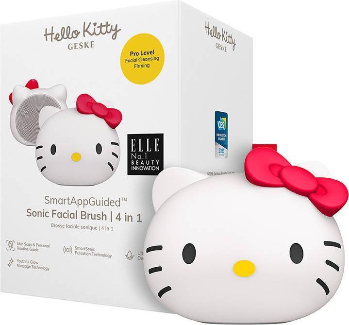 Actual product image Konjac Sponge Soniczna szczoteczka do czyszczenia twarzy 4w1 Geske z Aplikacja (Hello Kitty starlight)