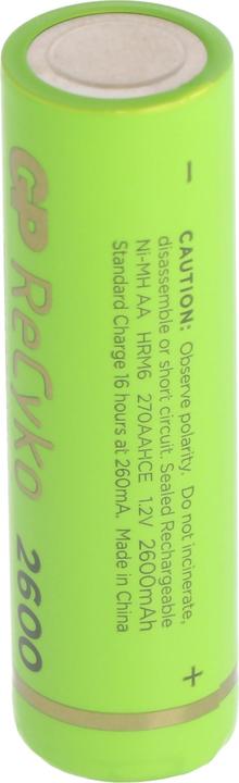Image du produit GP Batteries ReCyko (1 pcs, AA, 2600 mAh)
