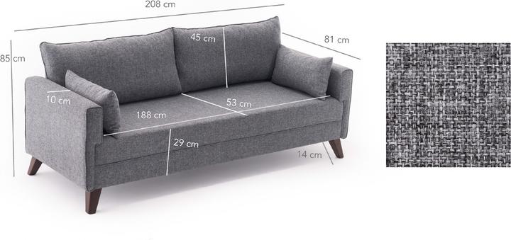 Produktbild Atelier del Sofa Scarlette (3-Sitzer)