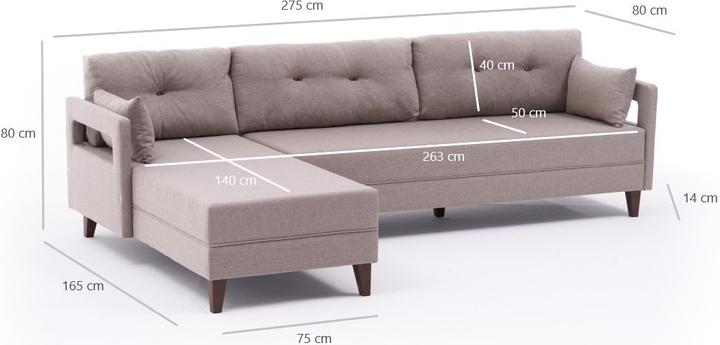 Produktbild Hanah Home Comfort (Ecksofa)
