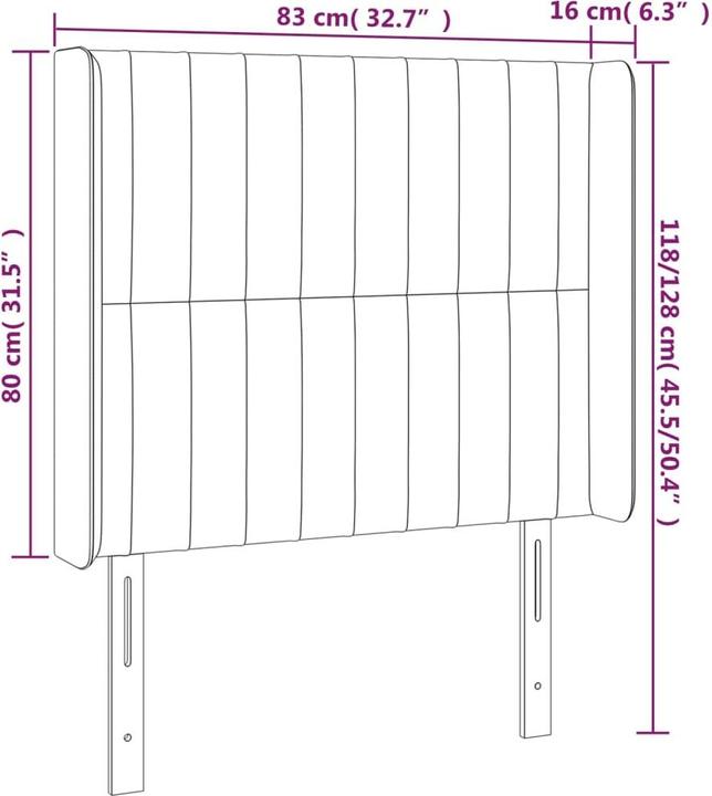 Produktbild VidaXL Aneska (163 x 16 x 88 cm)