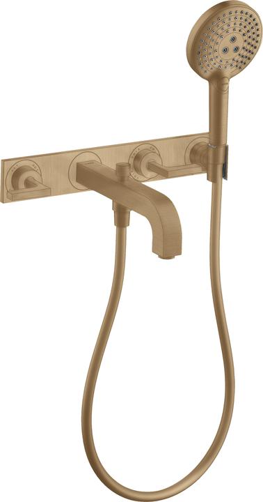 Actual product image Axor hand-sized Citterio 3-hole bath fitting with lever handles 39442