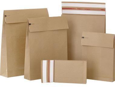 Image du produit Bong Pochettes à soufflet e-Green env. DIN B4 sans fenêtre marron avec pli de 5,0 cm, 250 pcs. (1 x)