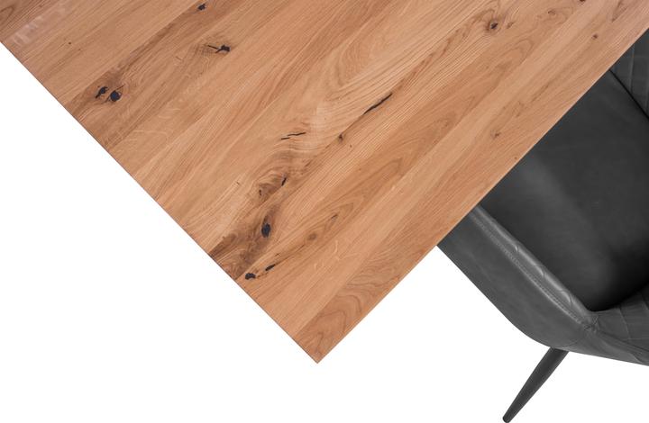 Produktbild SAM LOTTE Schweizer Kante massiv Eiche (180 x 90 x 77 cm)