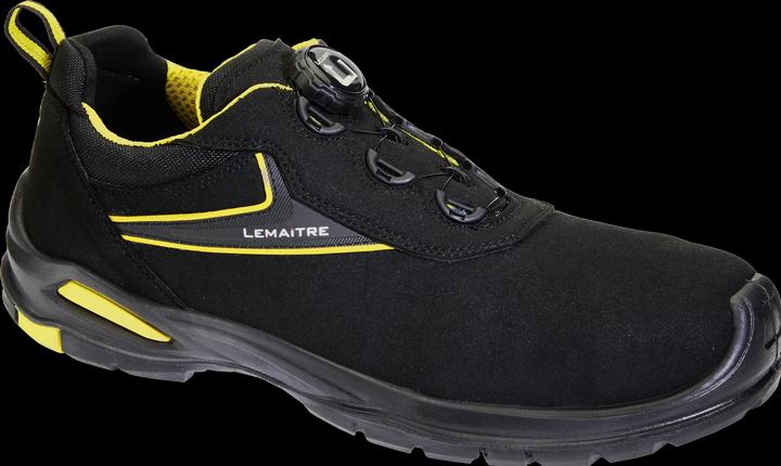 Immagine prodotto Lemaitre Scarpa di sicurezza Harrison taglia 41 nero/giallo S3 SRC ESD EN ISO 20345 microfibra (S3, 41)